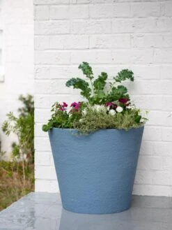 Self-Watering FiberStone Planters -Optimal Garden Care 8613678 8649 self watering fiber clay pot 20 inches