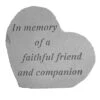 In Memory Of A Faithful Friend Memorial Stone 1 In Memory Of A Faithful Friend Memorial Stone -Optimal Garden Care 8614136 02V 3 4 in memory of a faithful friend memorial stone