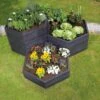 Modular Hexagon Raised Bed Kit, 21.5" -Optimal Garden Care 8614244 04V