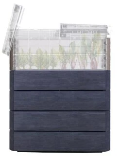 Modular Rectangular Raised Bed Kit With Translucent Panels & Lid -Optimal Garden Care 8614250 01V